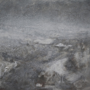 Landscape, 100x100cm, mixed technique, 2021