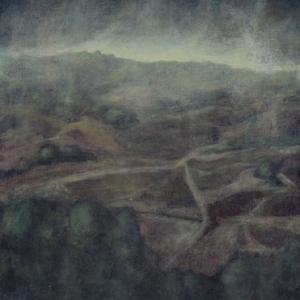 Landscape 40x30cm, tempera on canvas, 2018