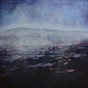 Landscape, 160x160cm oil on canvas, 2017